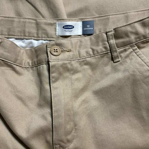 Husky Khaki Adjustable Waist Shorts - Picture 3 of 4
